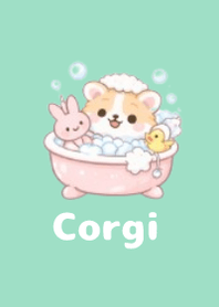 柔軟柯基主題3 Green 05