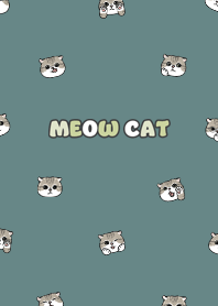 neko head6 - cadet blue
