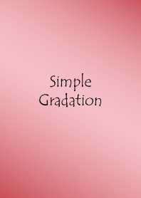Simple Gradation -METAL RED-