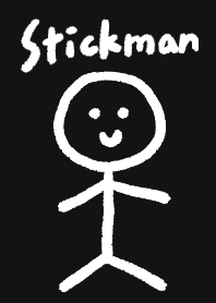 火柴人 ጿ 黑色