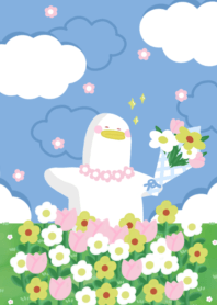 Duck & Flower