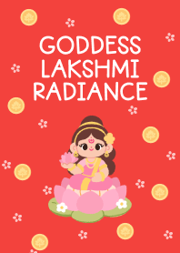 Goddess Lakshmi Radiance (red)