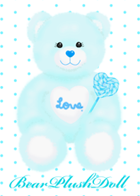 Bear PlushDoll & Heart Candy Theme