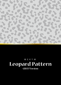 Leopard Pattern -GRAY Version-