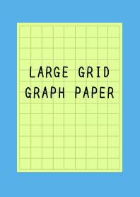 YELLOW GREEN-BLACK GRAPH PAPER/BLUE