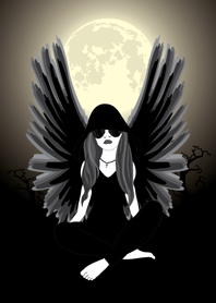 Hipster Dark Angel