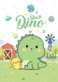 Dino&Duck Farm Pastel Green