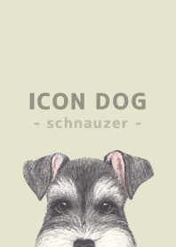 ICON DOG - シュナウザー - PASTEL YE/01