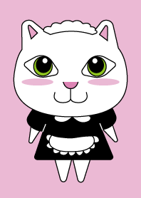 キュートなメイド猫