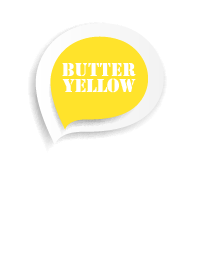 Butter Yellow Button In White