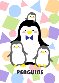 ぺんぎんたちの着せかえ