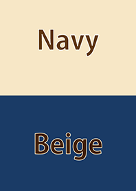 Navy & Beige Simple design 28