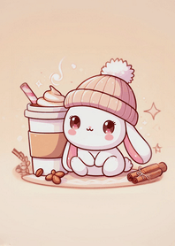 Cute White Bunny 09