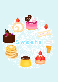Many sweets themes blue
