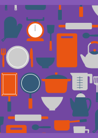 Kitchen Time on purple