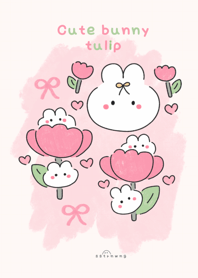 Cute bunny tulip :) :)