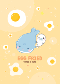 Whale&Seal Egg Fried Kawaii
