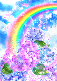 Exorcising evil"hydrangeas and rainbows"