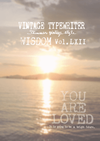 VINTAGE TYPEWRITER WISDOM Vol.LXII