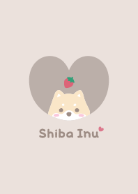 Shiba Inu2 Strawberry [beige]