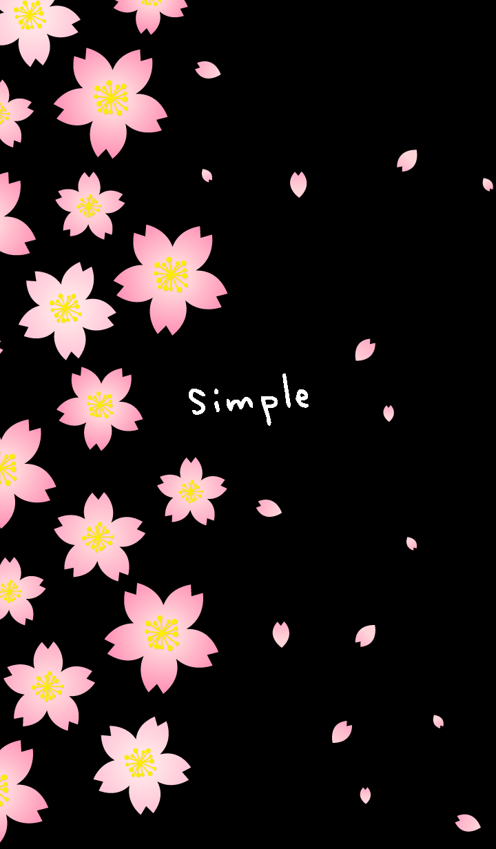 Simple black cherry blossoms22