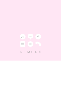 シンプル（white pink)V.312