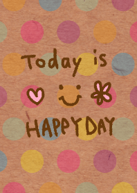 カラフル水玉クラフト-スマイル10-