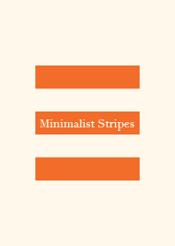 Minimalist Stripes - Orange