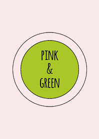 ピンク&グリーン (2色) / ラインサークル