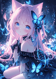 Cat-eared girl of Butterfly Valley