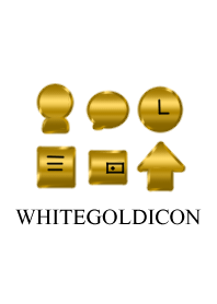 ホワイト×ゴールド