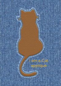 I am a Cat Applique 62