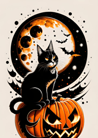 cat halloween 38857F