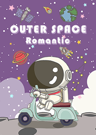 นักบินอวกาศ/รถจักรยานยนต์/สีม่วงเข้ม