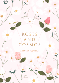 pink Rose and Cosmos 10_2