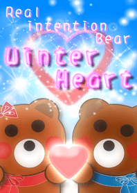 Real intention Bear Winter Heart