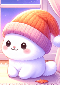 A white dog spends a winter night Vol.1