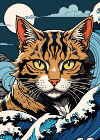 Lautan Kucing Ukiyo-e 35
