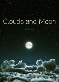 Clouds and Moon