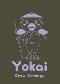Yokai Crow Kotengu kuromurasaki