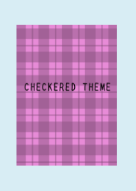 PINK CHECKERED THEME/LIGHT BLUE/YELLOW