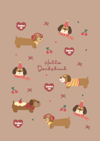 ดัชชุนหมาไส้กรอกน่ารัก : สีมอคค่า