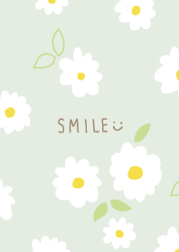 White flower and leaf.21 from Japan