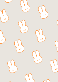 A lot of rabbits Orange