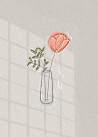 กระจก บุปผา แจกัน พร่างพราว