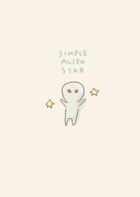 Simple Alien Star Beige