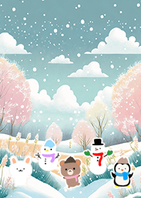 可愛い北欧風着せかえ(Winter-521)