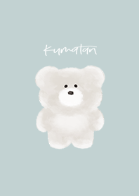 くまたん ☆グレイッシュミントグリーン☆