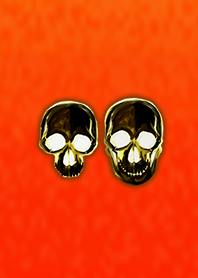 ブラックオレンジイエロースカル