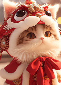 ⭐️舞獅貓咪❤️03